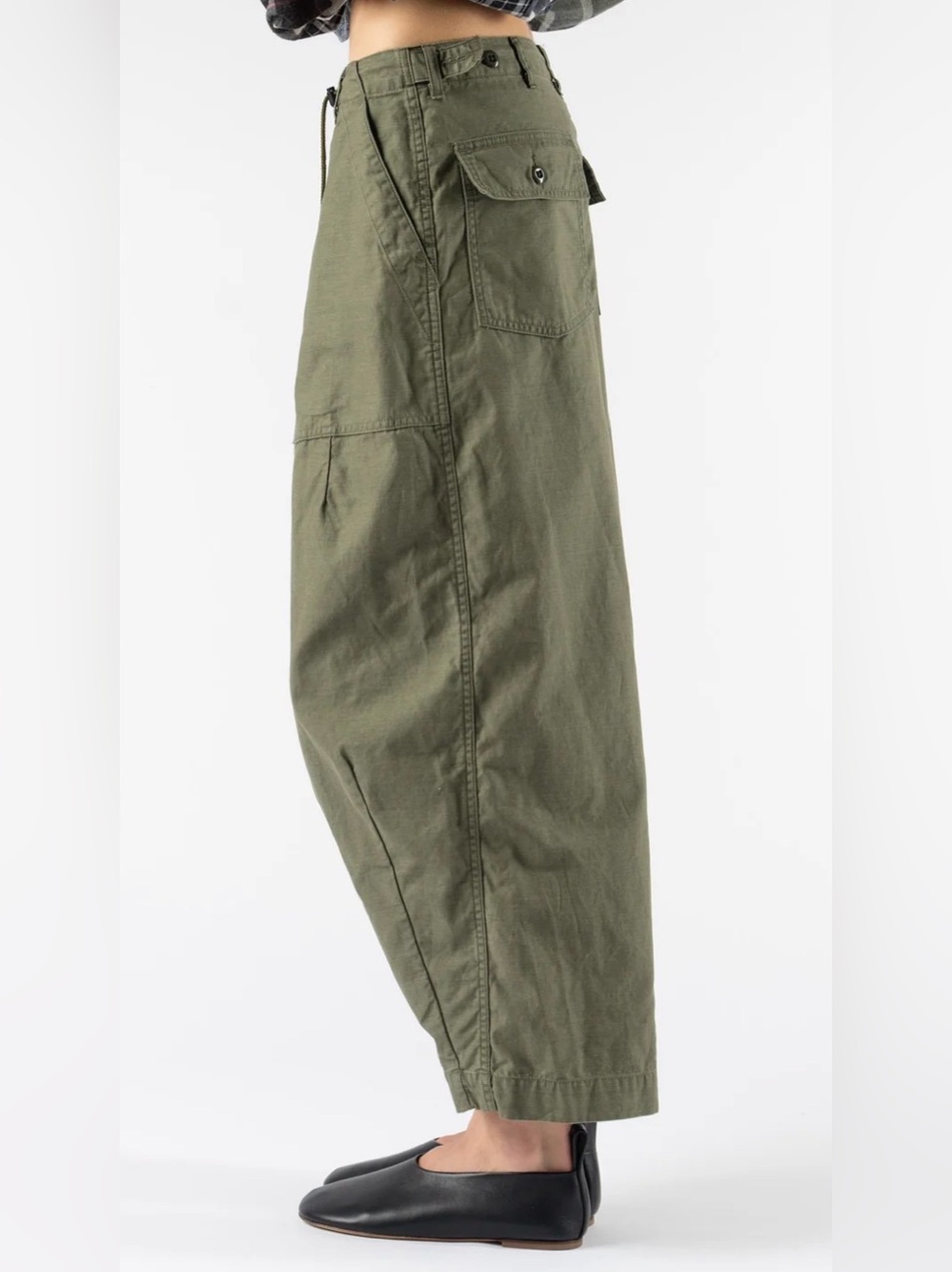 Needles HD Fatigue Pant Olive - Picture 2 of 8